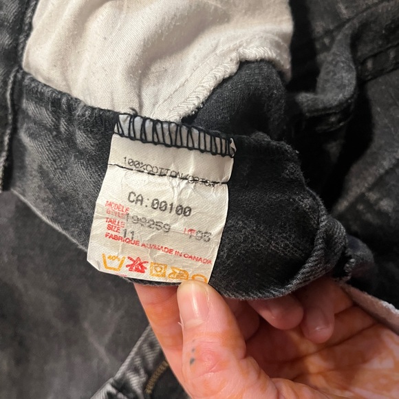 vintage embroidered jacquard mom jeans - Picture 3 of 4